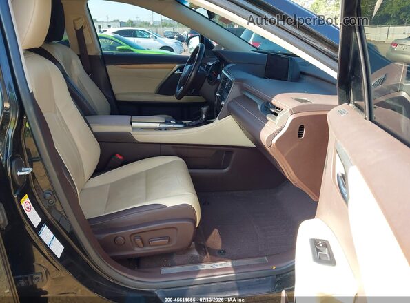 JTJDZKCA5J2002823 2018 LEXUS RX 350L Black Front interior view