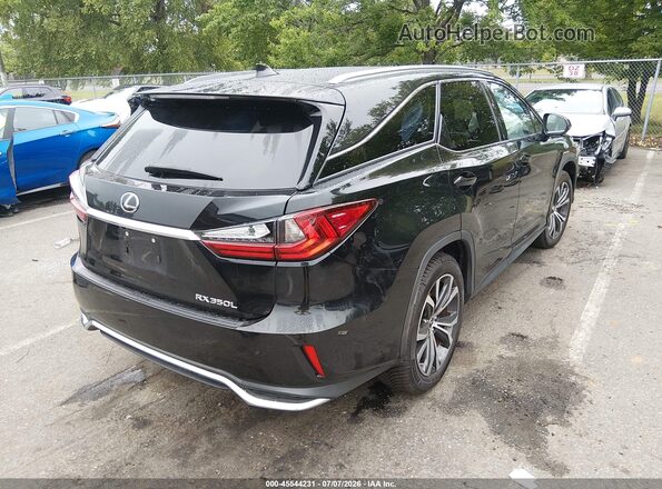 JTJDZKCA6J2003950 2018 LEXUS RX 350L Black Trasero derecho