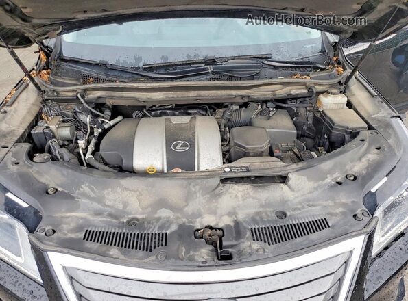 JTJDZKCA6K2018417 2019 LEXUS RX Black ძრავის განყოფილების ხედი