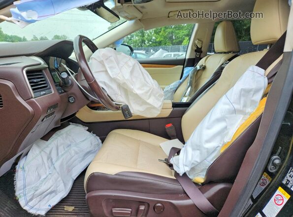 JTJDZKCA7K2018314 2019 LEXUS RX Black Вид салону спереду