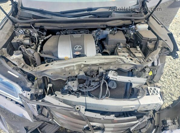 JTJDZKCAXJ2001196 2018 LEXUS RX Gray Vista del compartimento del motor