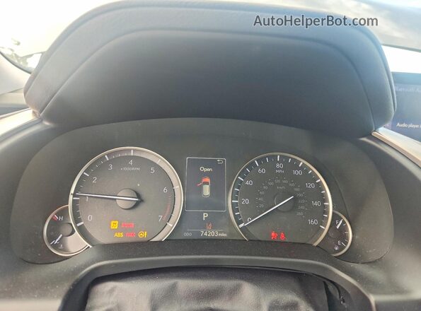JTJDZKCAXJ2001196 2018 LEXUS RX Gray Vista del cuadro de instrumentos