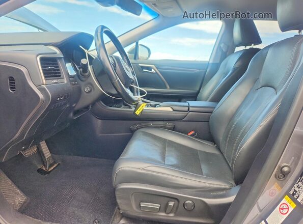 JTJDZKCAXJ2001196 2018 LEXUS RX Gray Vista interior delantera