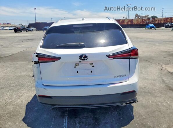 JTJGARBZ1M5030979 2021 LEXUS NX White Вид ззаду