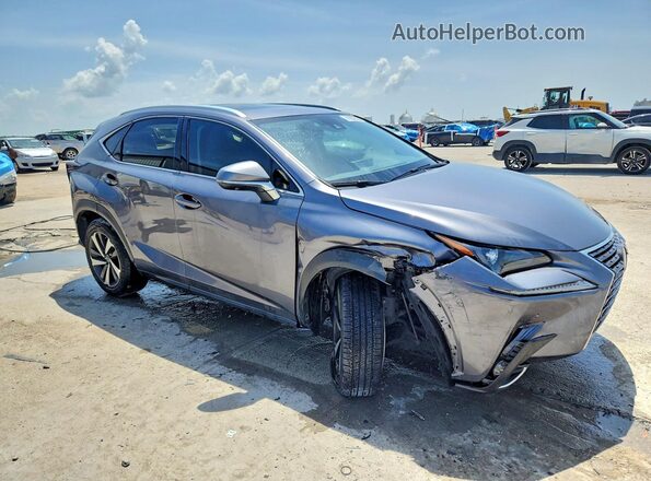 JTJGARBZ6M2186484 2021 LEXUS NX Gray Delantero derecho