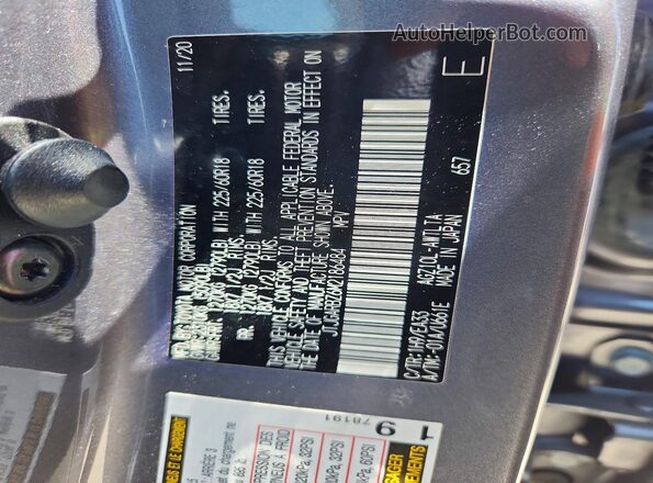 JTJGARBZ6M2186484 2021 LEXUS NX Gray Vista del compartimento del motor