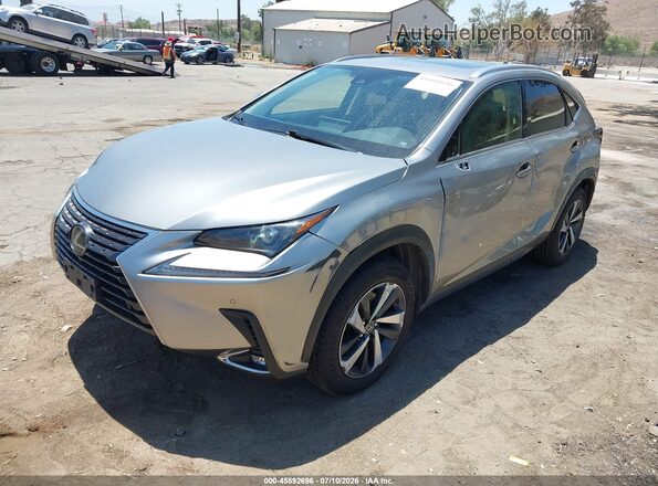JTJGARBZ8M2188317 2021 LEXUS NX 300 Silver Передня ліва чверть