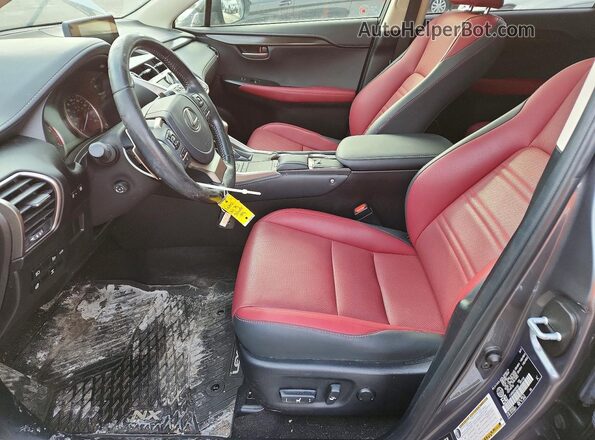 JTJGARDZ0M2259300 2021 LEXUS NX300 Gray წინა სალონის ხედი