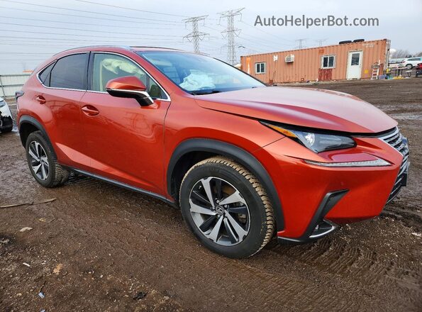 JTJGARDZ2M2238464 2021 LEXUS NX Orange Przód prawy