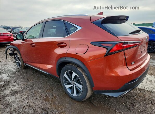 JTJGARDZ2M2238464 2021 LEXUS NX Orange Tył lewy