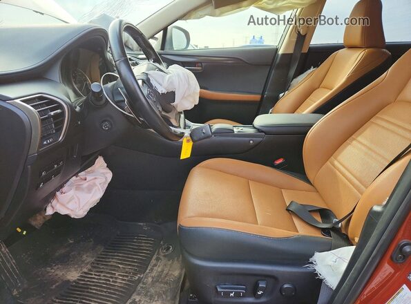 JTJGARDZ2M2238464 2021 LEXUS NX Orange Widok wnętrza z przodu