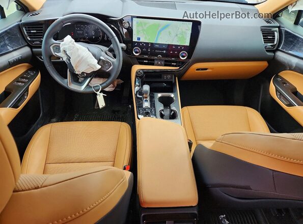 JTJGGCEZ4R2018275 2024 LEXUS NX Black წინა პანელის ხედი