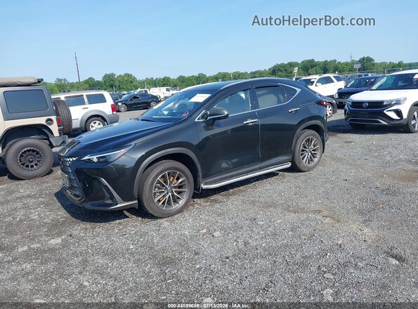 JTJGGCEZ5R2017829 2024 LEXUS NX 350 Black წინა მარცხენა ხედი სამი მეოთხედიდან