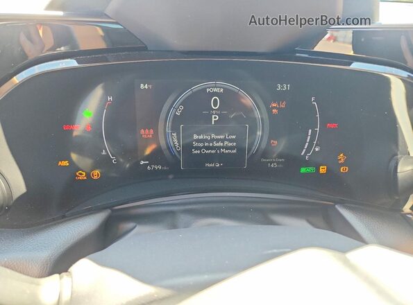 JTJGKCEZ0S5030930 2025 LEXUS NX White Instrument cluster view
