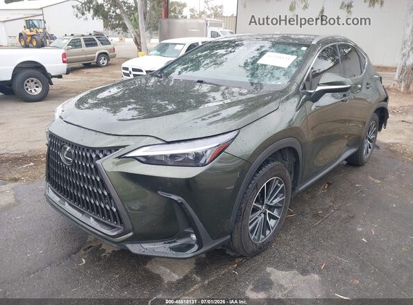 JTJGKCEZ1N2008859 2022 LEXUS NX 350H Green Vista tres cuartos delantera izquierda