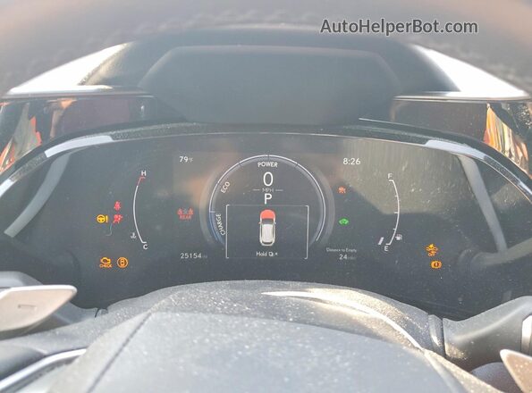JTJGKCEZ5R5022185 2024 LEXUS NX Белый Вид щитка приборов