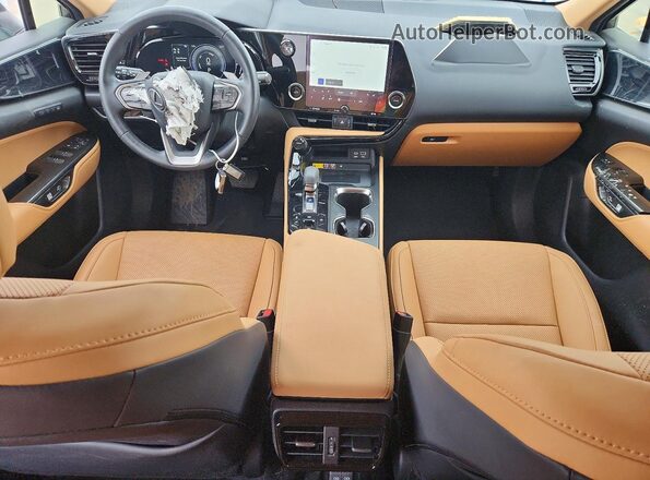 JTJGKCEZ7R2020648 2024 LEXUS NX White წინა პანელის ხედი
