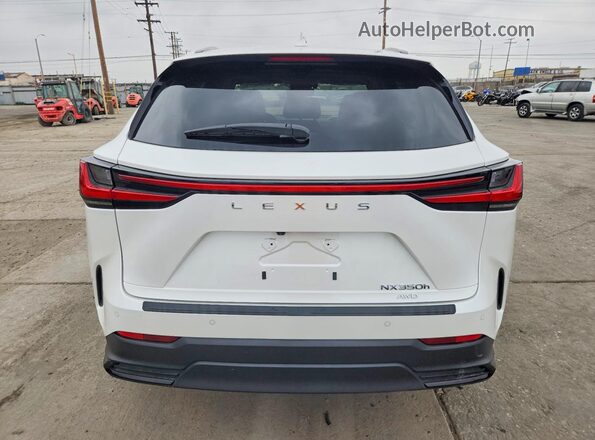 JTJGKCEZ7R2020648 2024 LEXUS NX White უკანა ხედი