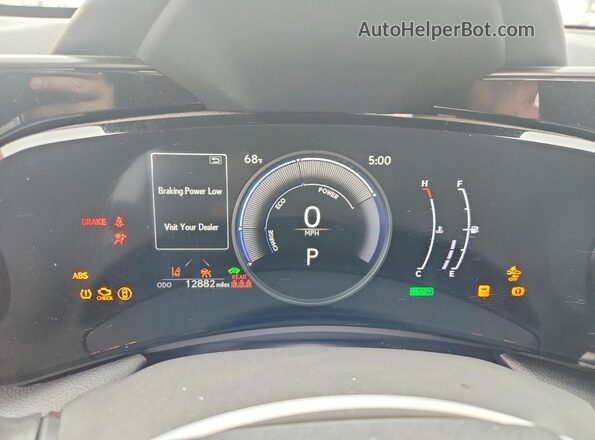 JTJGKCEZ7R2020648 2024 LEXUS NX White ხელსაწყოთა პანელის ხედი
