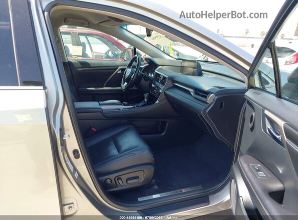 JTJGZKCAXK2010544 2019 LEXUS RX 350L Gray Widok wnętrza z przodu