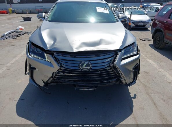 JTJGZKCAXK2010544 2019 LEXUS RX 350L Gray Widok z przodu