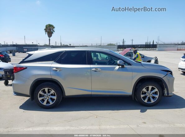 JTJGZKCAXK2010544 2019 LEXUS RX 350L Gray Widok wnętrza 360 stopni