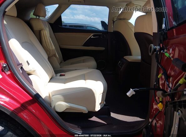 JTJHGKFA6L2010774 2020 LEXUS RX 450HL Red Vista de la etiqueta del VIN