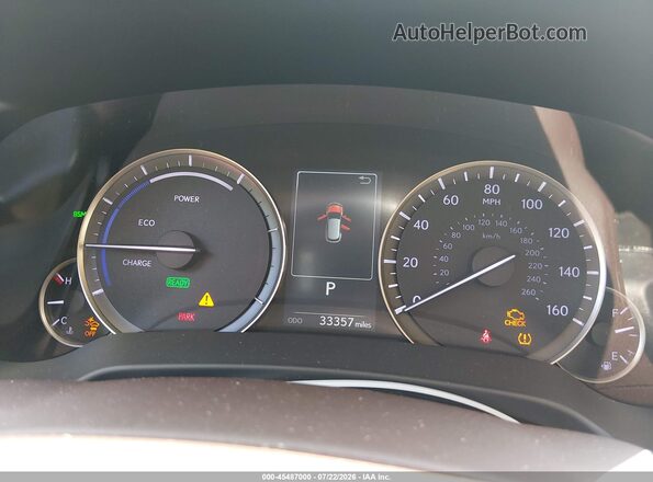 JTJHGKFA6L2010774 2020 LEXUS RX 450HL Red Vista de los asientos traseros