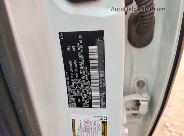 JTJHKCFZ2R2035478 2024 LEXUS NX White Vista del compartimento del motor