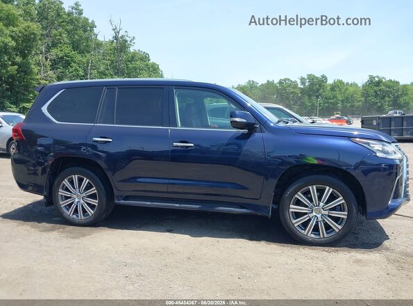 JTJHY7AX0G4218617 2016 LEXUS LX 570 Blue Սալոնի հետևի տեսք