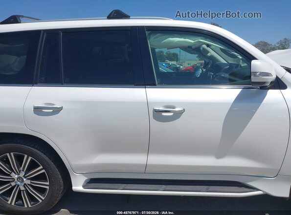 JTJHY7AX1J4254730 2018 LEXUS LX 570 White უკანა სალონის ხედი