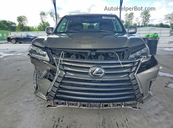 JTJHY7AX2H4230947 2017 LEXUS LX Gray წინა ხედი