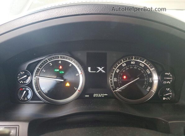 JTJHY7AX2H4230947 2017 LEXUS LX Gray ხელსაწყოთა პანელის ხედი