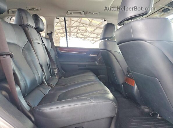 JTJHY7AX2H4230947 2017 LEXUS LX Gray უკანა სავარძლების ხედი