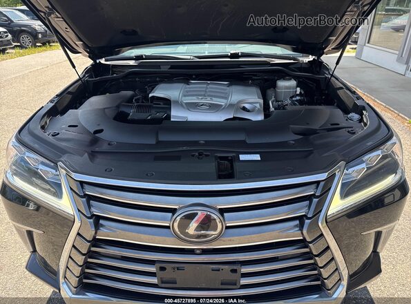 JTJHY7AX3J4262165 2018 LEXUS LX 570 Black Вид ззаду