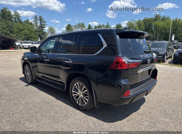 JTJHY7AX3J4262165 2018 LEXUS LX 570 Black Задня ліва чверть