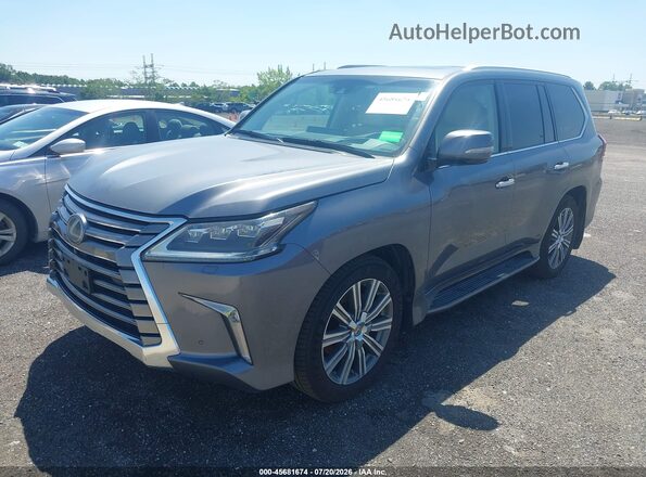 JTJHY7AX4H4226494 2017 LEXUS LX 570 Серый Передняя левая четверть