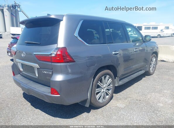 JTJHY7AX4H4226494 2017 LEXUS LX 570 Серый Задняя правая четверть