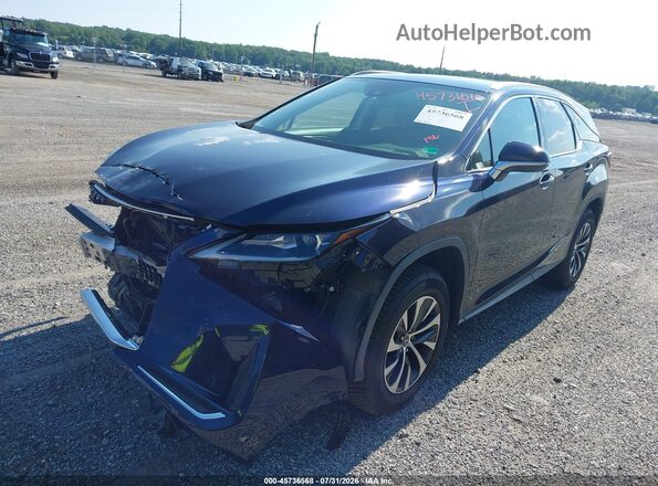 JTJHZKFA9M2029962 2021 LEXUS RX 350L Blue Առջևի ձախ երեք քառորդ տեսարան