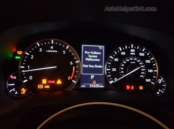 JTJHZMDA6M2050850 2021 LEXUS RX Red Instrument cluster view