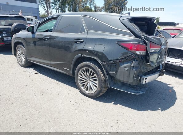 JTJJGKFA8L2015234 2020 LEXUS RX 450HL Black Rear left