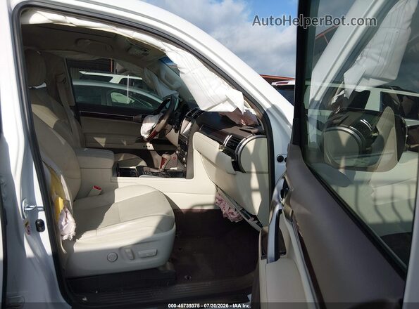 JTJJM7FX0G5134345 2016 LEXUS GX 460 Белый Вид салона спереди