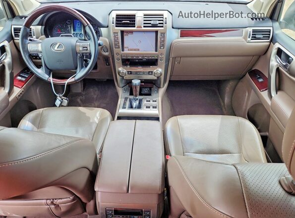 JTJJM7FX0K5225785 2019 LEXUS GX White Dashboard view