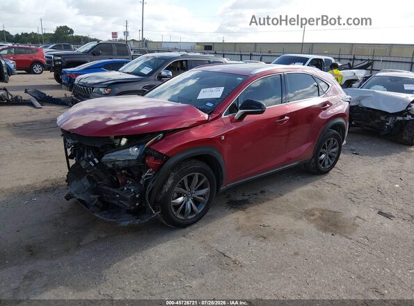 JTJSARBZ3M2196187 2021 LEXUS NX 300 Красный Передняя левая четверть