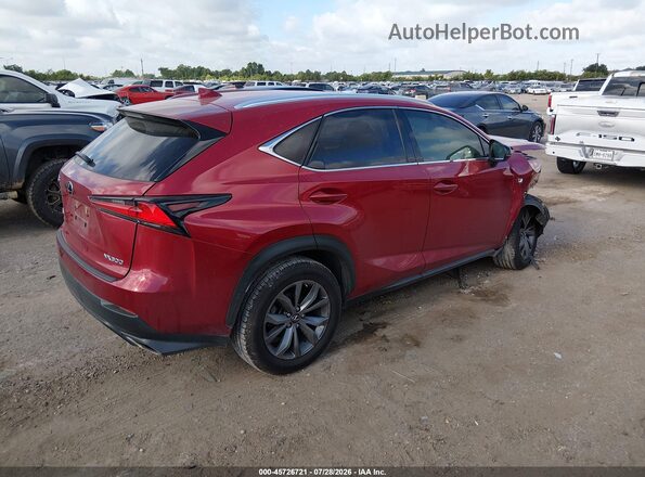 JTJSARBZ3M2196187 2021 LEXUS NX 300 Красный Задняя правая четверть