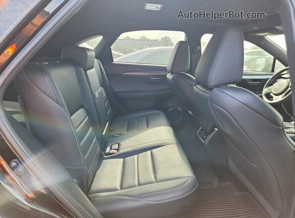 JTJSARBZ5M2187751 2021 LEXUS NX Black Rear seats view
