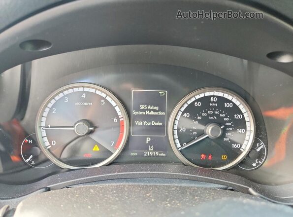 JTJSARBZ5M2187751 2021 LEXUS NX Black Instrument cluster view