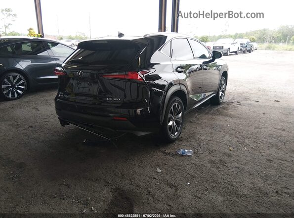 JTJSARBZXL2174296 2020 LEXUS NX 300 Black Trasero derecho