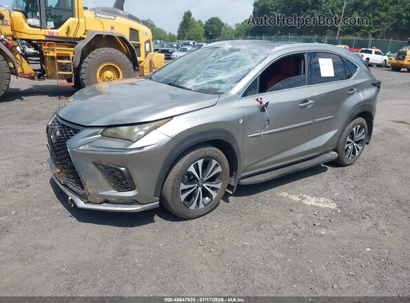 JTJSARDZ5L5009185 2020 LEXUS NX 300 Gray წინა მარცხენა ხედი სამი მეოთხედიდან