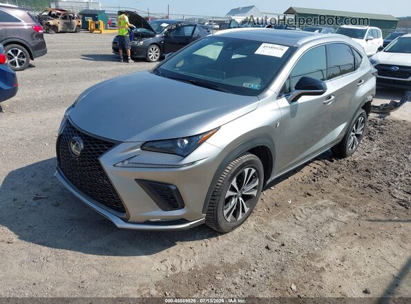 JTJSARDZ5M2264440 2021 LEXUS NX 300 Gray Przód lewy